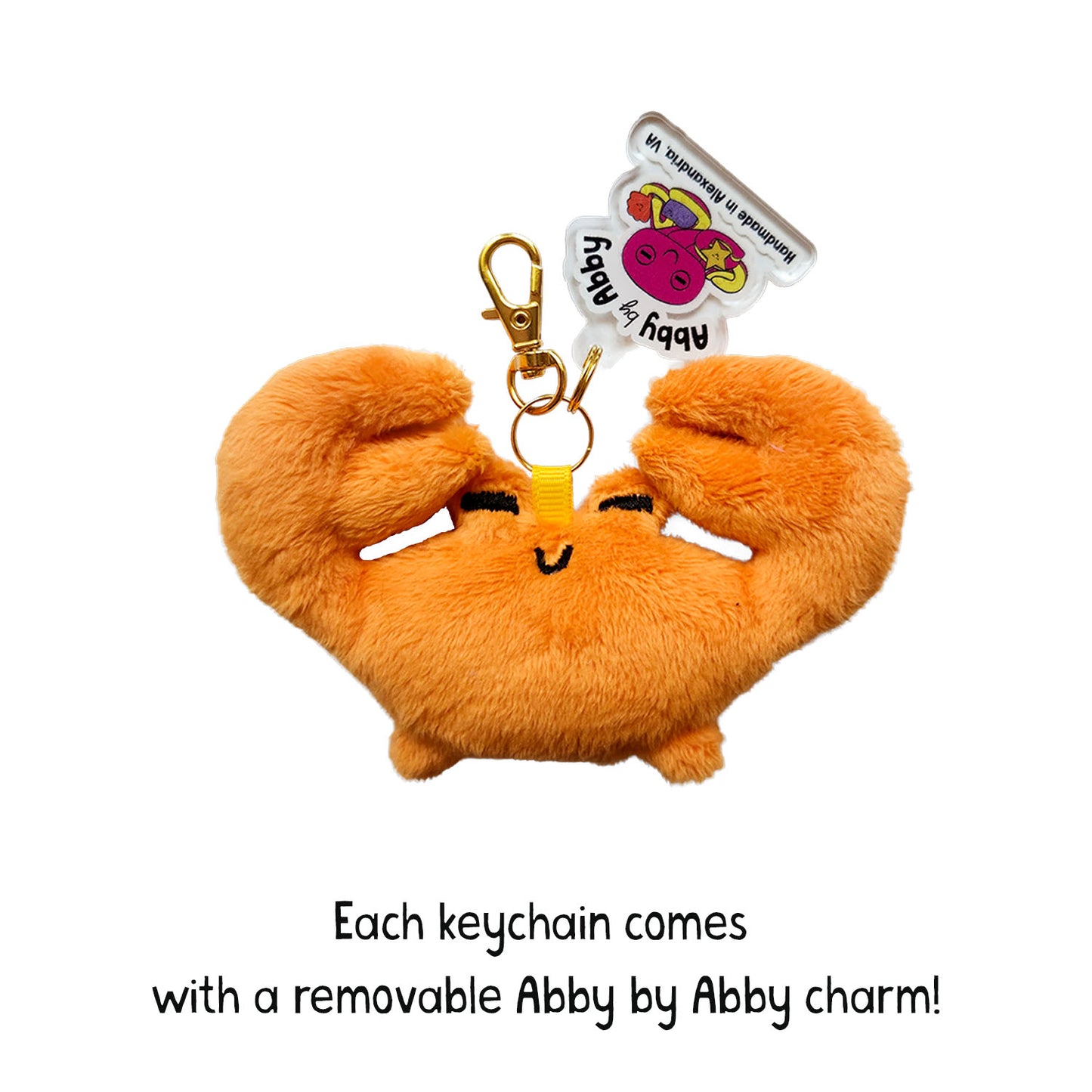 Clarence Crab Keychain *BOGO 40% off*