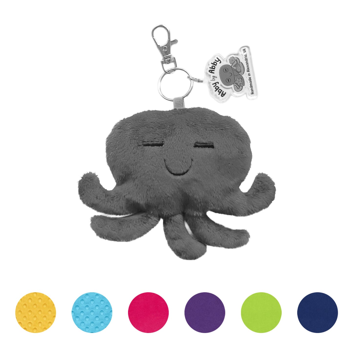 Georgie Octopus Bag Charm Custom Color